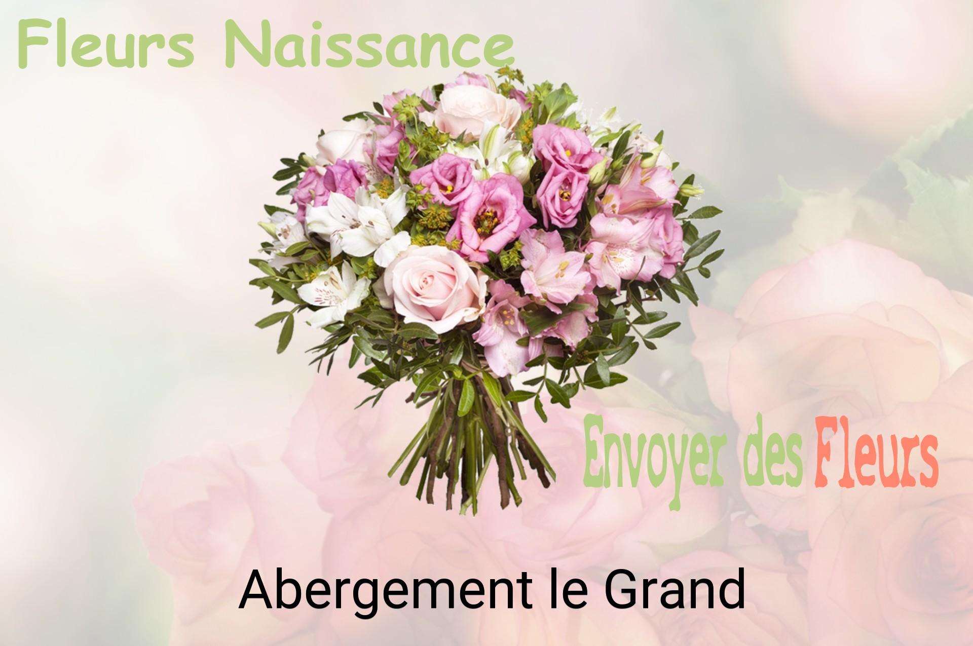 Bouquet de fleurs de naissance livré à Abergement-le-Grand